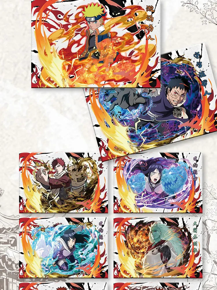 Naruto A6 Acrylic Boards Japanese Anime Sasuke Hinata Sakura Konan Collectible CCG TCG Trendy Hobby Birthday Party Gifts