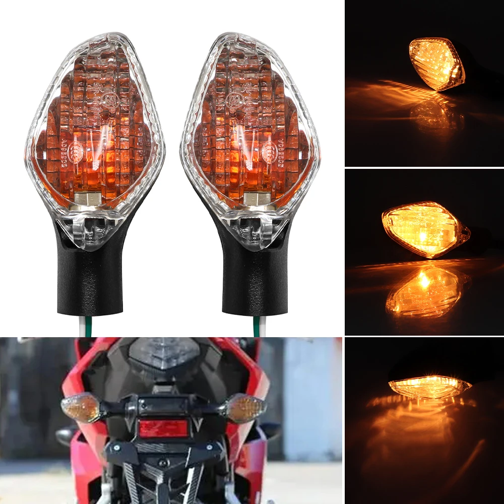 

Turn Signal Indicator Light For HONDA CBR500R CBR650F CB650F CB500F CB500X CRF250L Motorcycle Directional Blinker Lamp