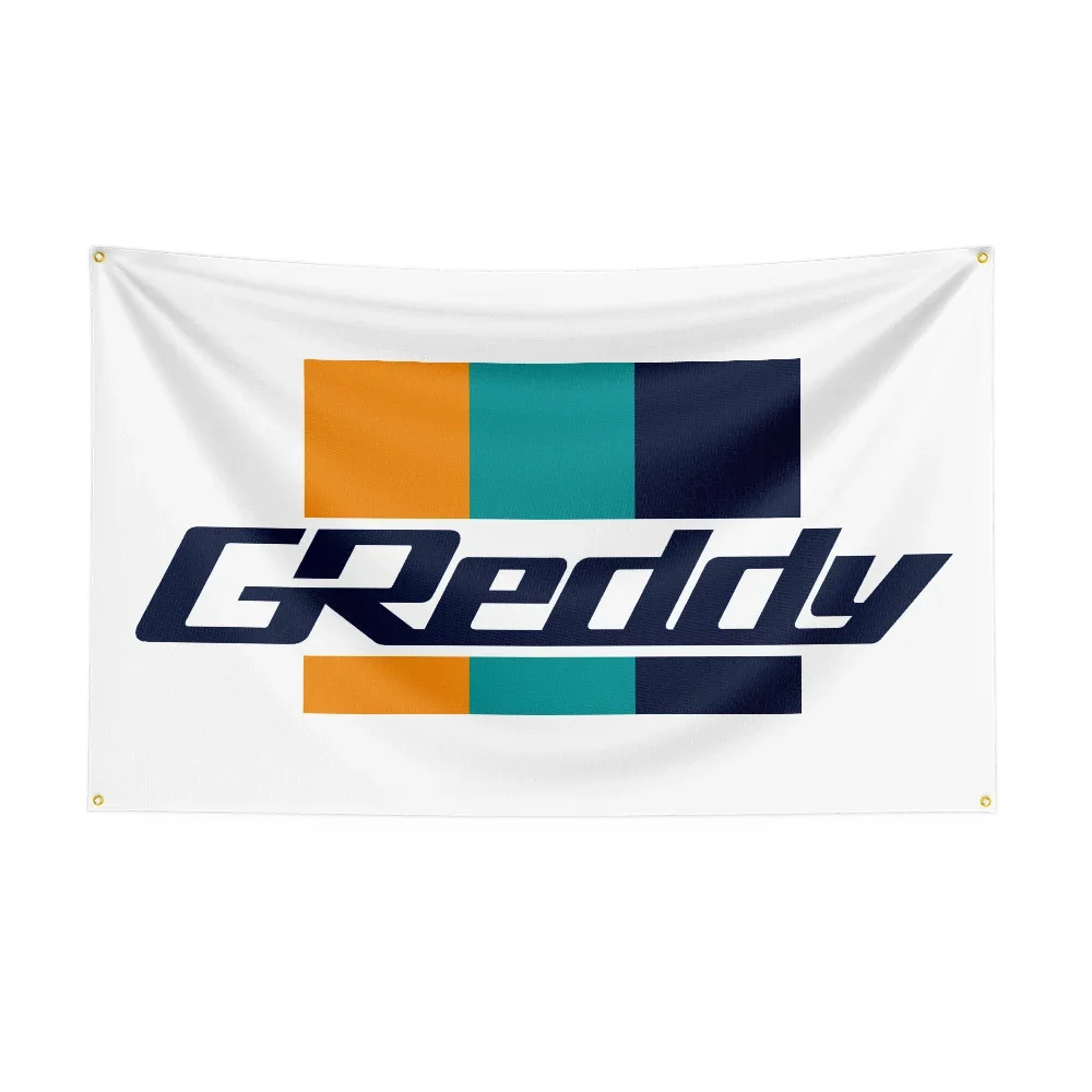 

3X5Ft Greddys Racing Car Flag For Decor