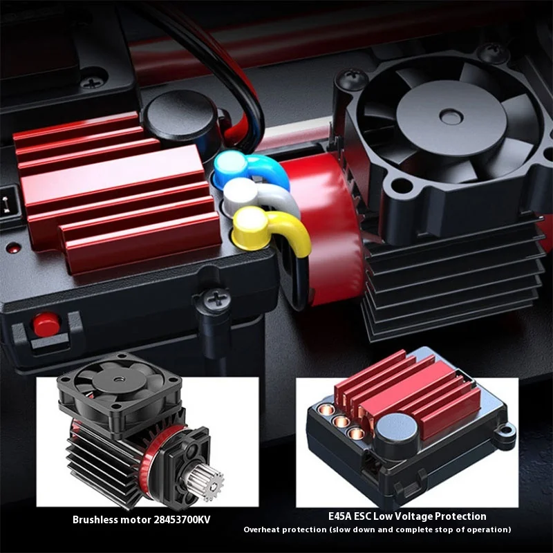 Mjx Hyper Go 1:14 Brushless 14301 14302 Remote Control Car High-Speed Electric Four-Wheel Drive Off-Road Vehicle Model Car view 4