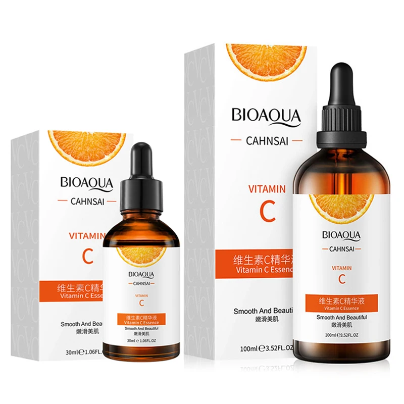 

BIOAQUA Vitamin C Face Serum for skincare Moisturizing Skin Repair Smooth Facial Serum Essence Facial Skin Care Products