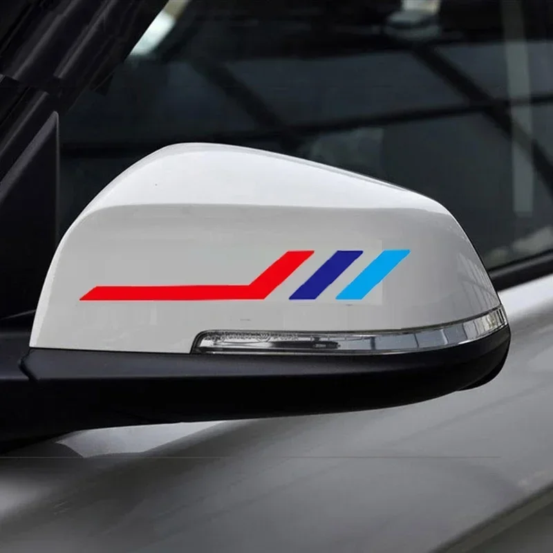 2 قطعة ملصقات مرآة الرؤية الخلفية لسيارات BMW E28 E30 E34 E36 E46 E60 E90 F84 F87 X1 X3 X4 X5 X6 X7 |   شارات مرآة جانبية للسيارة مقاومة للماء