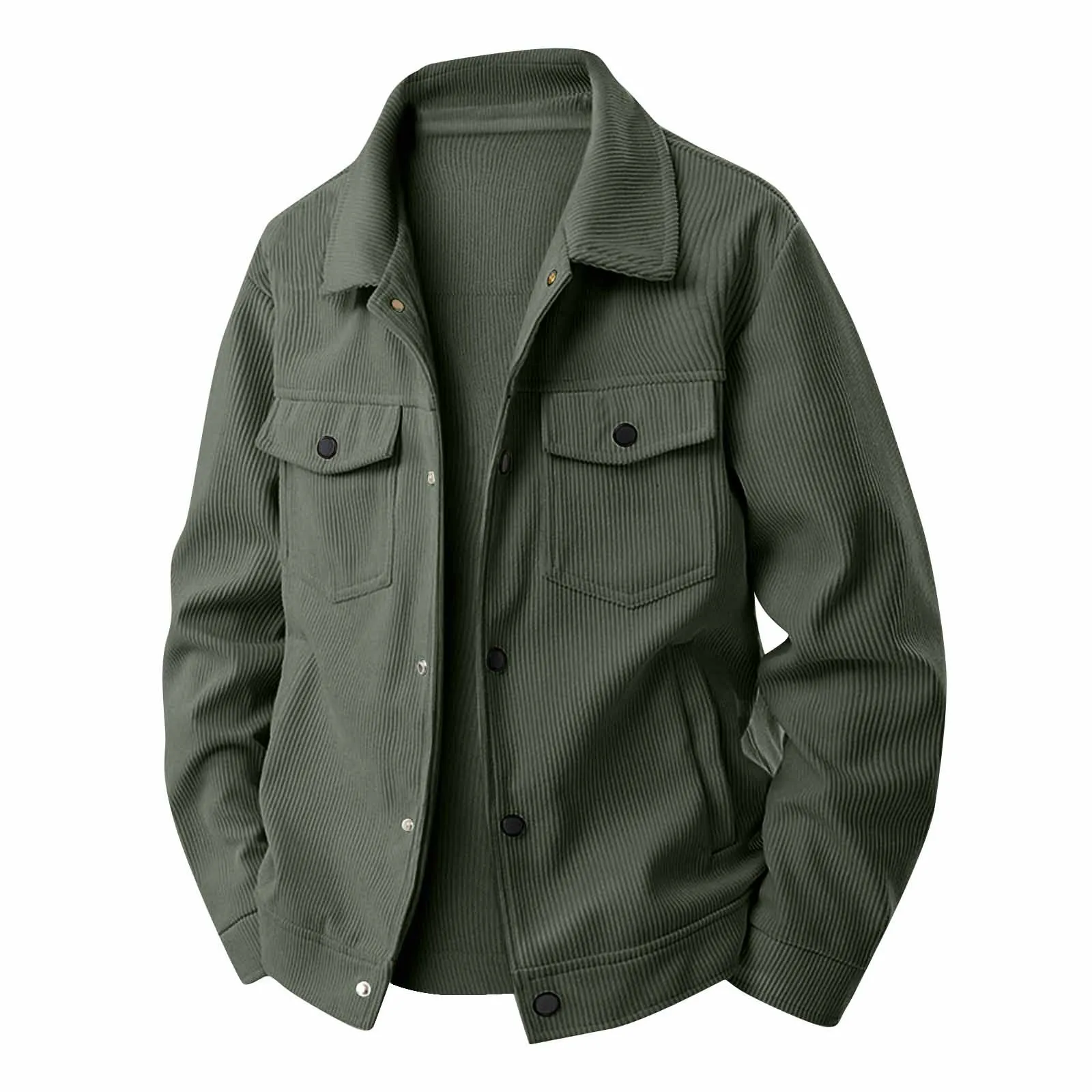 

Men's Jacket Coat Large Size Summer Thin Core Flip Collar Light Core Jacket Outerwear for Autumn Fashionable Youth Coat 2025