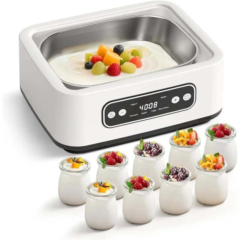 

【НОВИНКА A39M】 Умная йогуртница с таймером и автоматическим отключением, с постоянным контролем температуры и вилкой стандарта ЕС