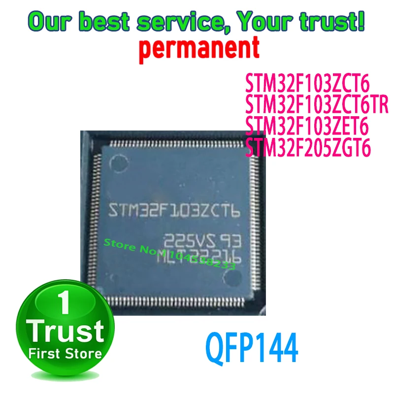10PCS/LOT STM32F103ZCT6 STM32F103ZCT6TR STM32F103ZET6 STM32F205ZGT6 QFP144 NEW and Original in Stock