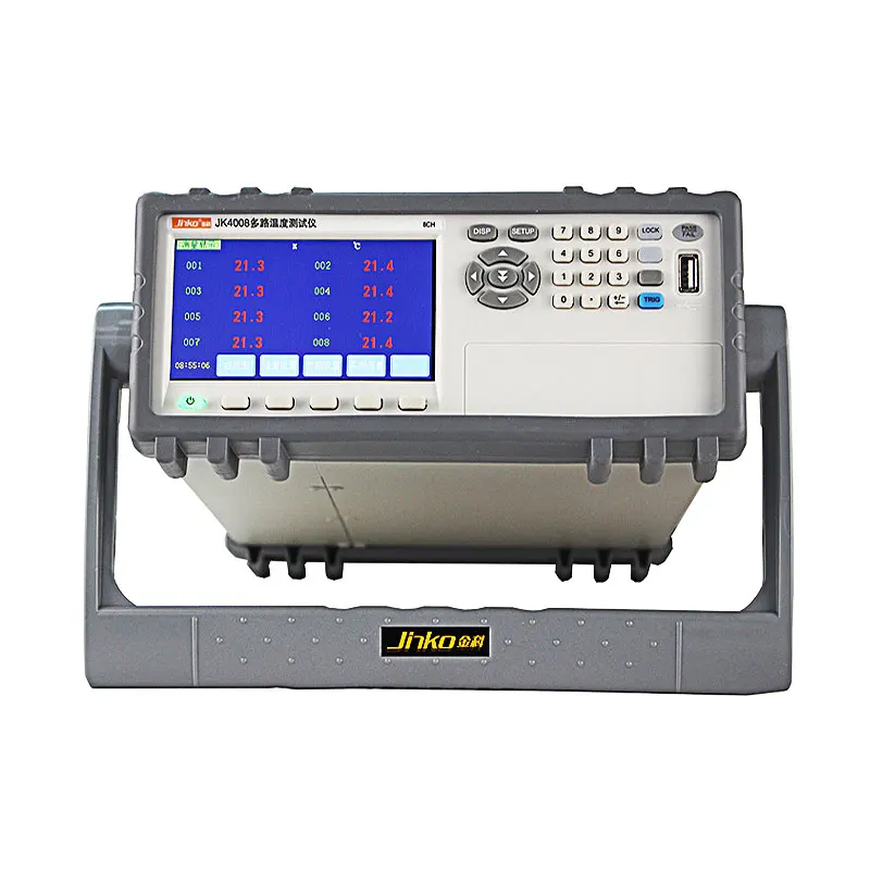 JINKO Multi-Channel Temperature Tester, Inspeção Instrument, Data Acquisition Recorder, JK4008, JK4016