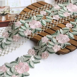 1Yard Hollow Floral High Quality Venice Lace Fabric DIY Handmade Lace Accessories Textile Fabrics Wide 9.5CM