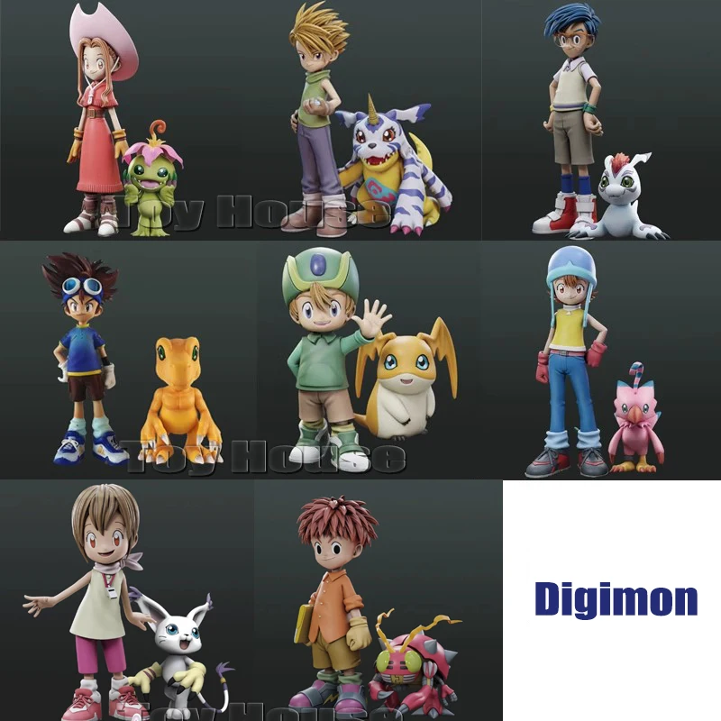 Auf Lager: Digimon La-Serie – Acht Charaktere und ihre Babys – Figurenmodelle, Sammlerstücke, GK-Anime-Spielzeug, Geschenk
