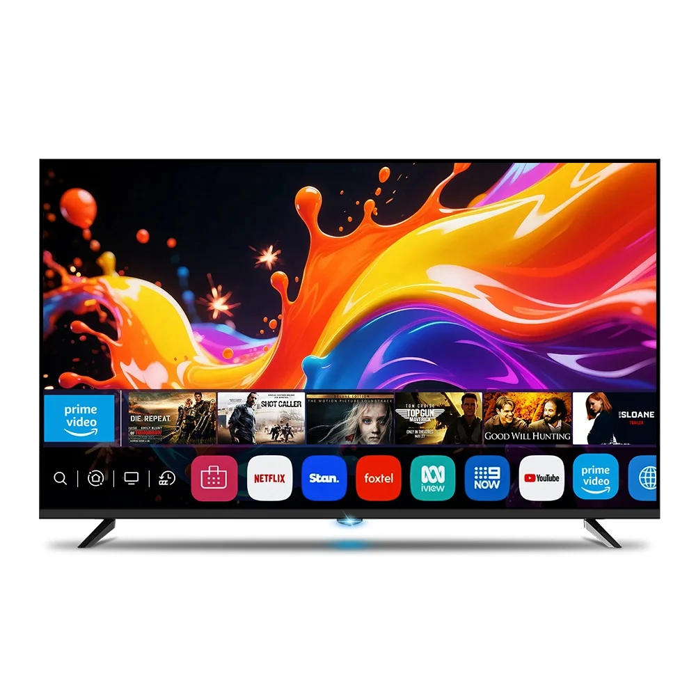 

Custom Smart 4K Ultra HD LED TVs Frameless with Wifi 50/55/60/75/85 Inch Options Flat Screen 65 Inch for Hotels