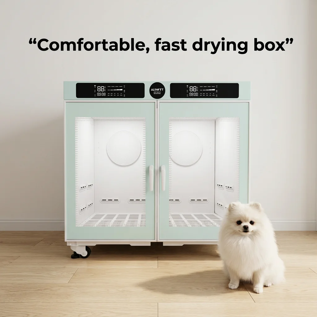 AP XXL Intelligent Pet Dryer Room Large Capacity Automatic Grooming Cabinet With Safety Sensors & Smart Control For Large Pets