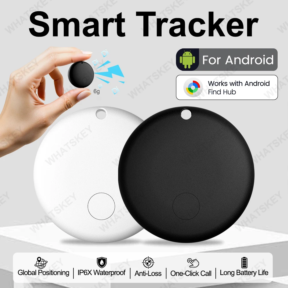 Mini Gps Tracker Google Find My Android Locator Airtag Google Tag Pet Location Anti-Theft Car Key Finder Tag Gps Tracker Bicycle