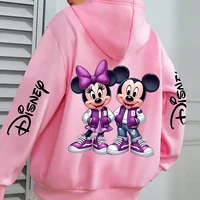 Disney - Happy Mickey And Minnie - Sudadera con capucha