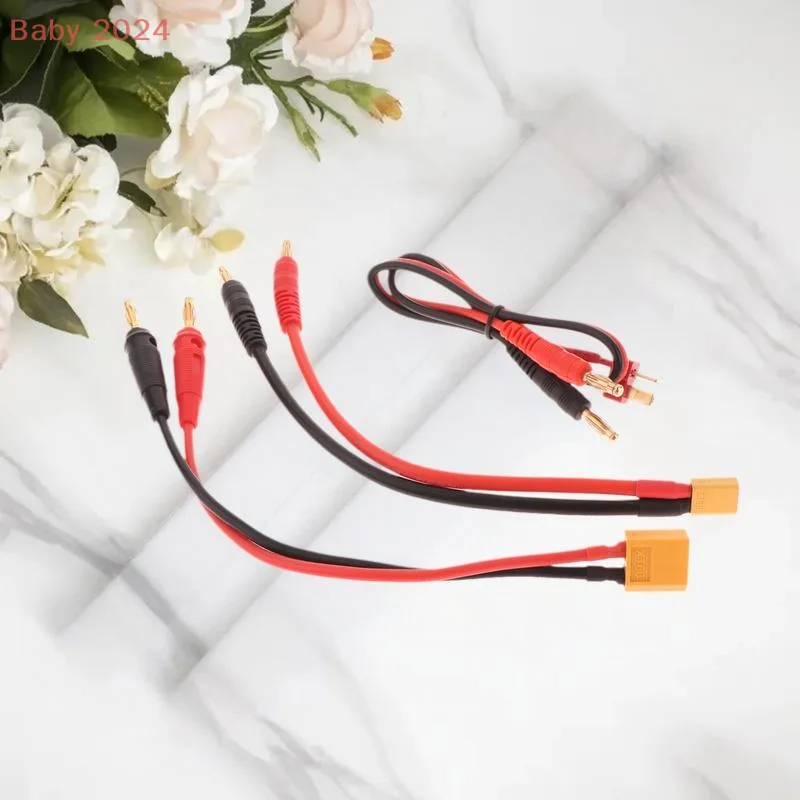 

Прочный силиконовый провод, 14AWG для аккумулятора Lipo, 15/30 см, с Т-образным штекером и зарядным кабелем типа «банан» диаметром 4,0 мм.