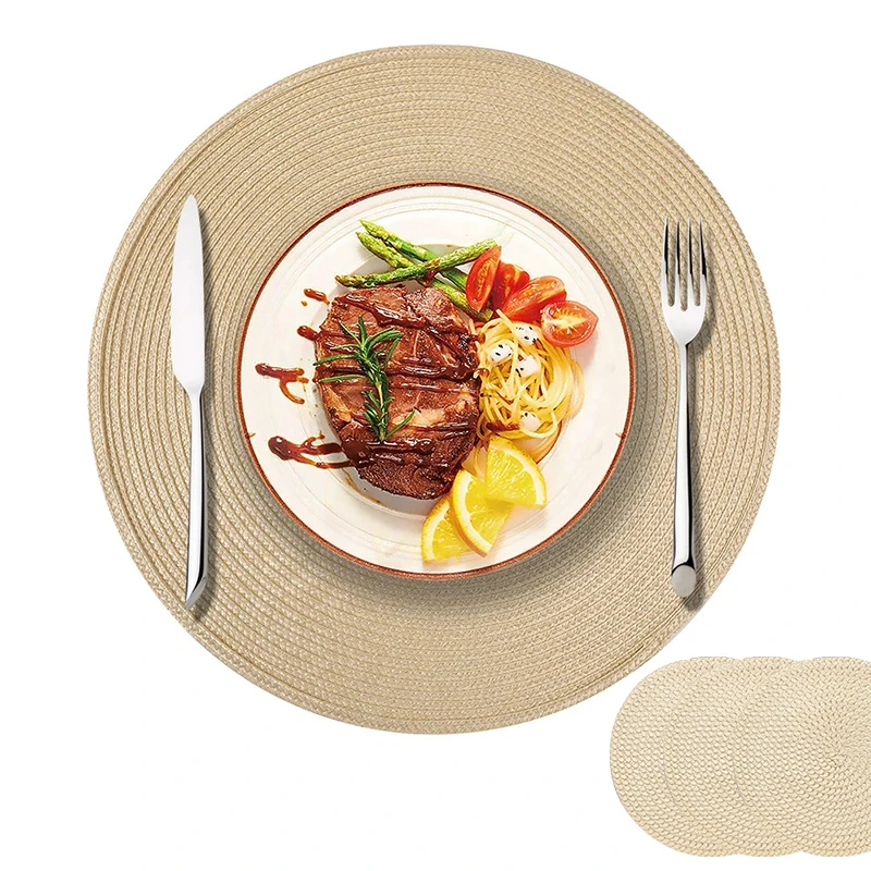 Thermal Insulation Mat, Cup mat, Rattan woven Household Heat-resistant pot mat, Heat-resistant dining table mat, Plate mat