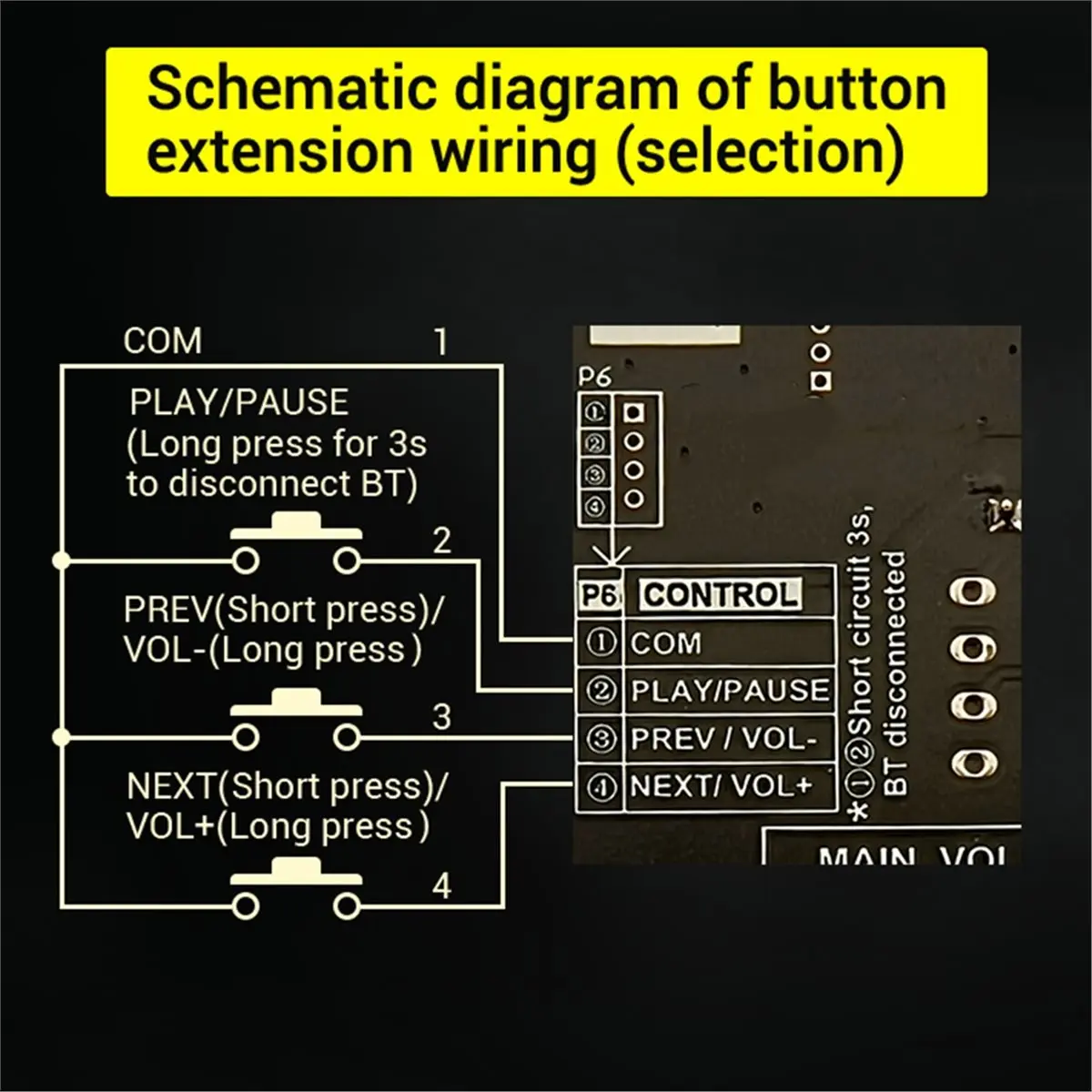- Preamplifier Tone Board 2.1 Channel Subwoofer with Bluetooth Decoding QCC3034+ES9023