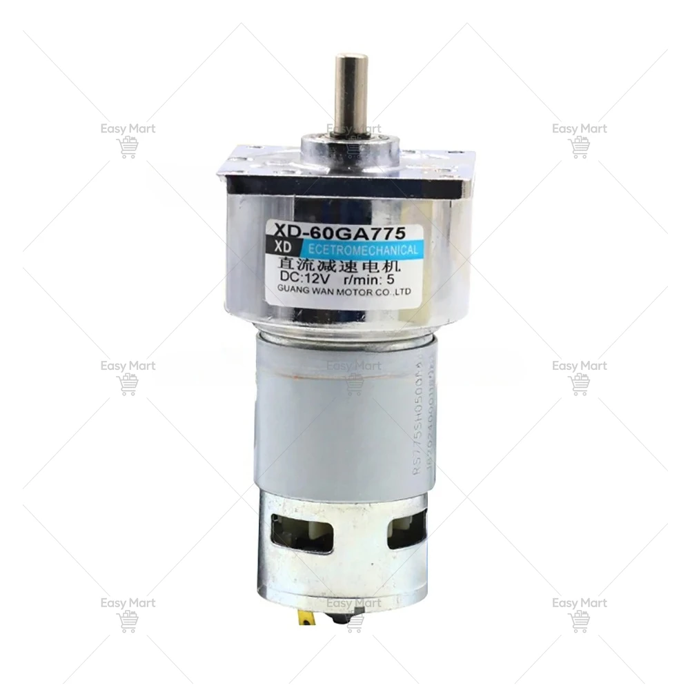 XD60GA775 12V 24V DC Gear Motor 35W Micro High Torque Adjustable Speed Slow Speed Motor