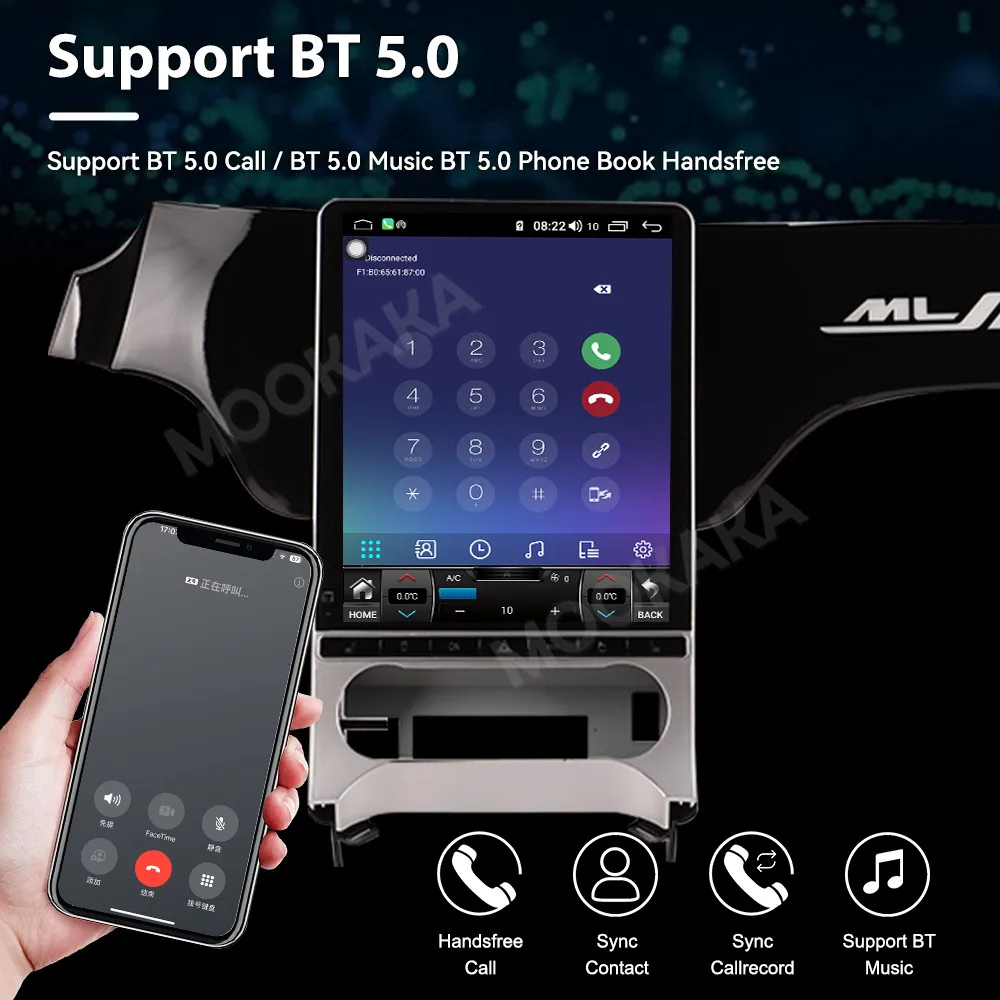 12.1 Inch Car Radio For Mercedes-Benz ML 2012 2013 2014 2015 Upgrade 2024 Style Wireless Carplay Android Auto DSP Stereo Screen