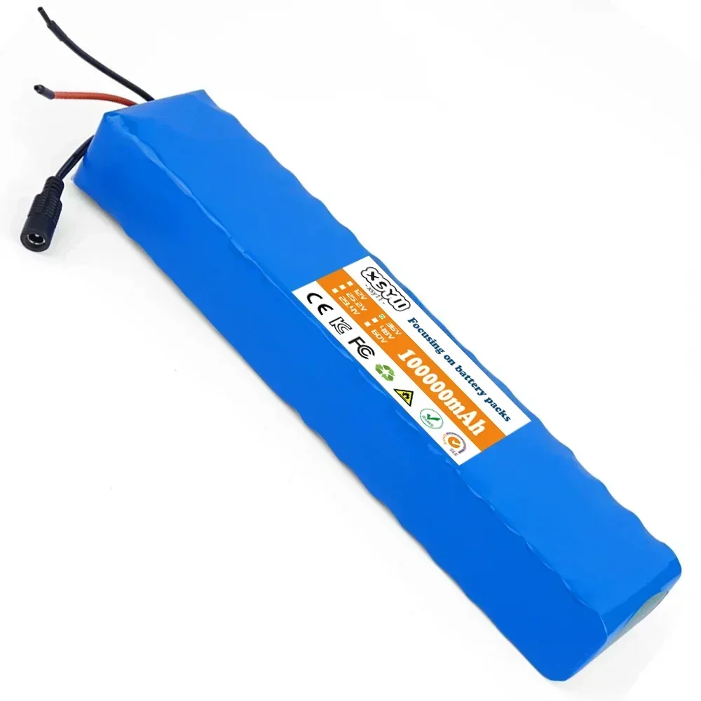 10S3P 36 فولت 100 أمبير 18650 بطارية ليثيوم قابلة للشحن 1000 واط قوة تعديل دراجة سكوتر كهربائي مركبة مع BMS #5