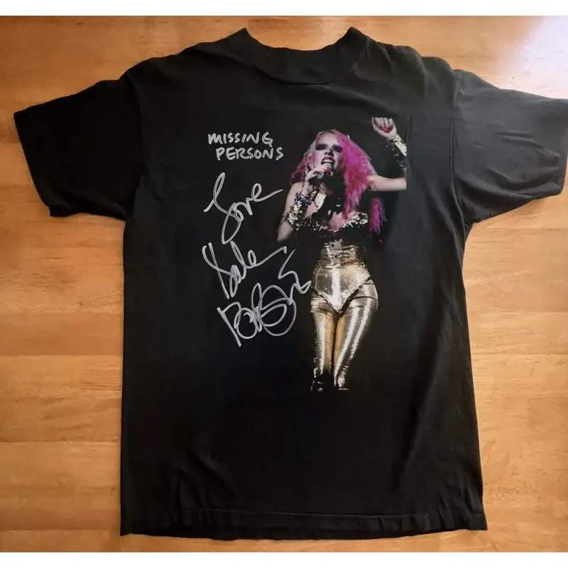 New Dale Bozzio Missing Persons Band Cotton S to 5XL T shirt GC1708