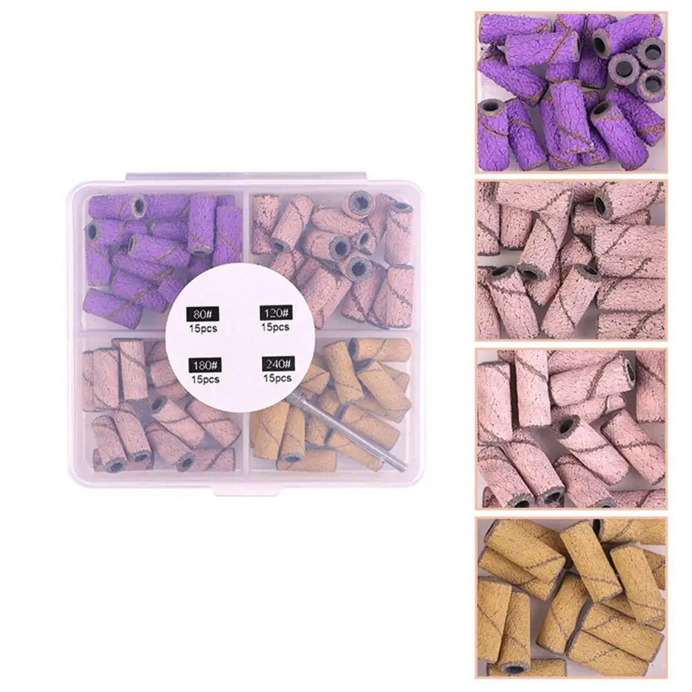 Nail Edge Filing Tools Professional Nail Drill Bit Set for Precise Shaping Polishing Ideal for Gel Manicures Pedicures Nail