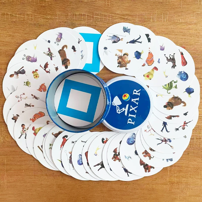 Gry planszowe Disney 100 LAT CUDÓW Stitch Iron Box Toys PIXAR Rodzina Zabawa Święta Kemping Sport Przyjaciel Prezent na Boże Narodzenie