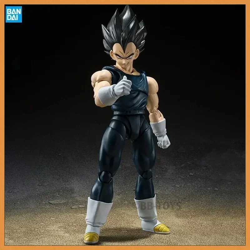 In Stock Bandai Original Dragon Ball Super Anime Figure SHF Vegeta Action   Hero Toys for Kids Gift Collectible Model BB