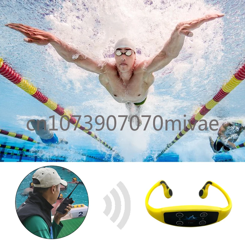 Echtzeit-Schwimmt raining kopfhörer 1 h900 fm Sender 1 h907 Knochenleitungs-Headset