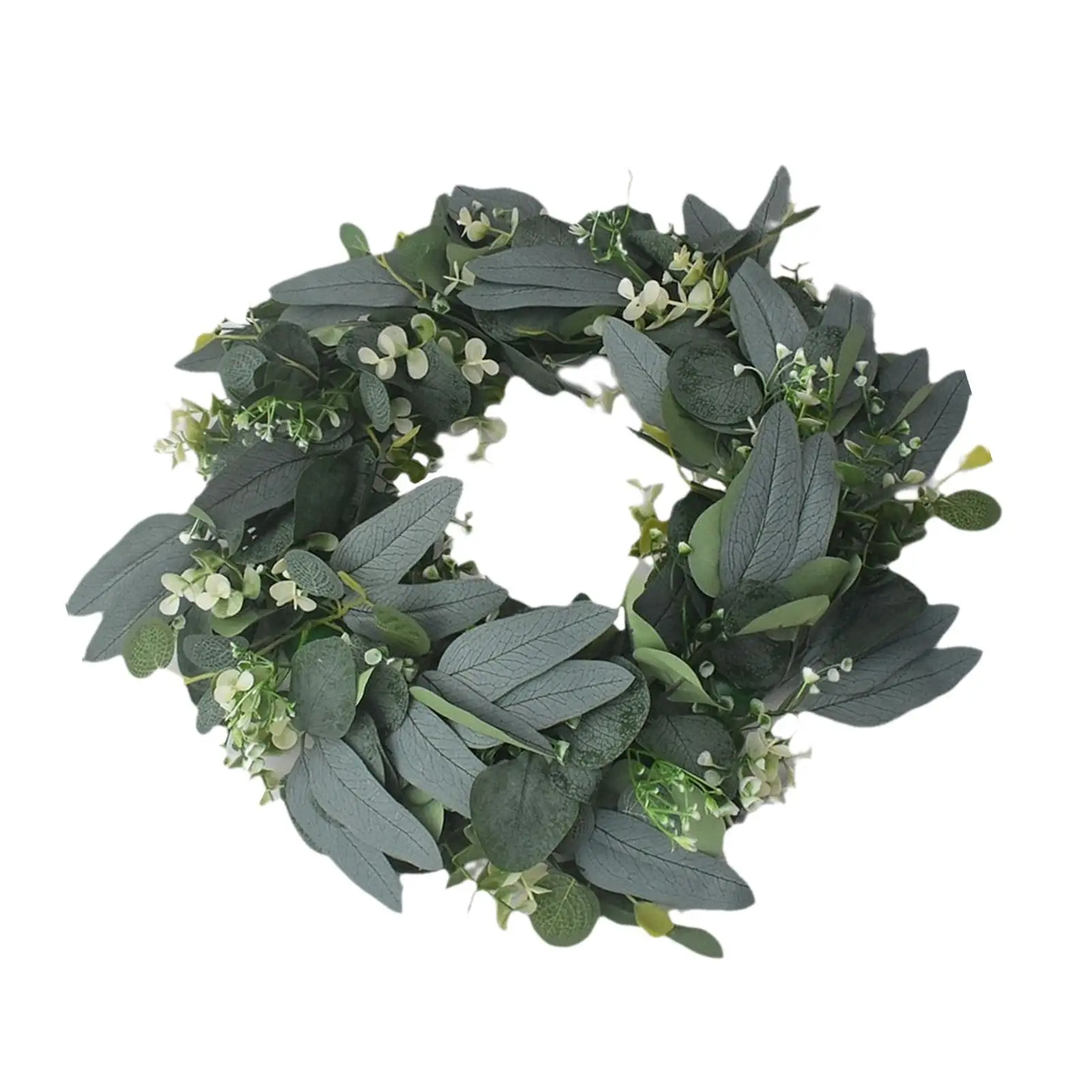 Artificial Wreath Easy to Install Xmas Wreath for Home Festival Wedding