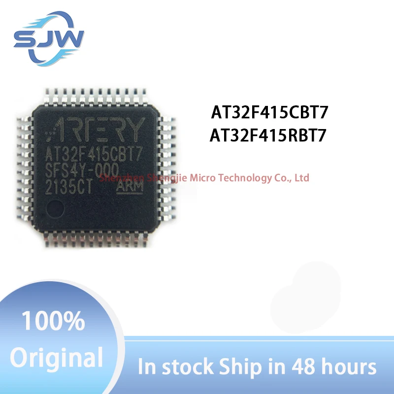 

AT32F415CBT7 AT32F415RBT7 encapsulation LQFP48 LQFP-64 ARM-M4 Single-Chip Microcomputer MCU MPU SOC