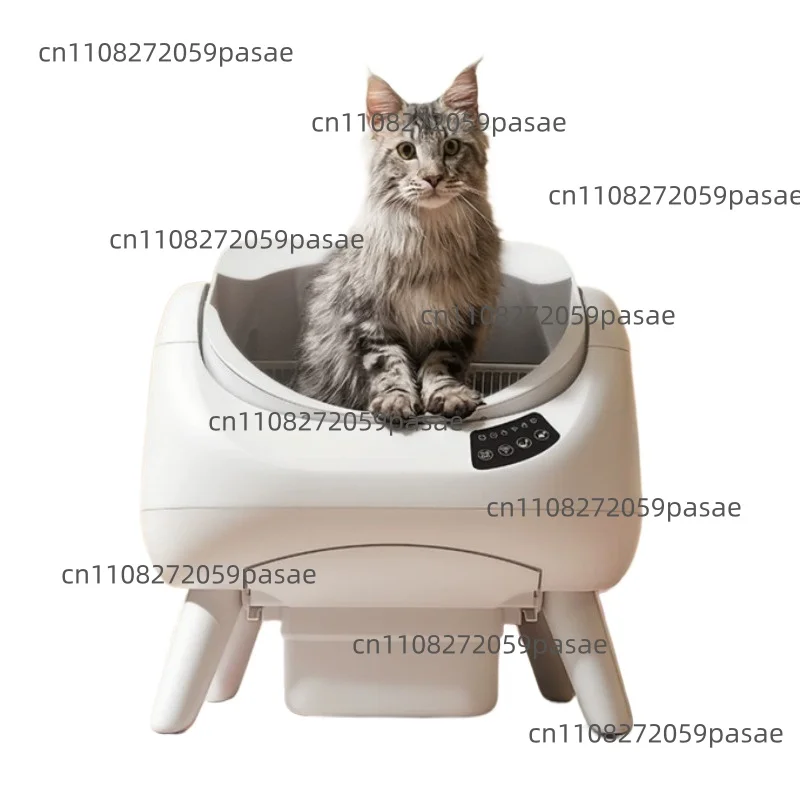 【 Open Large Space 】 Fully automatic cat litter box, extra-large anti-odor smart cat toilet