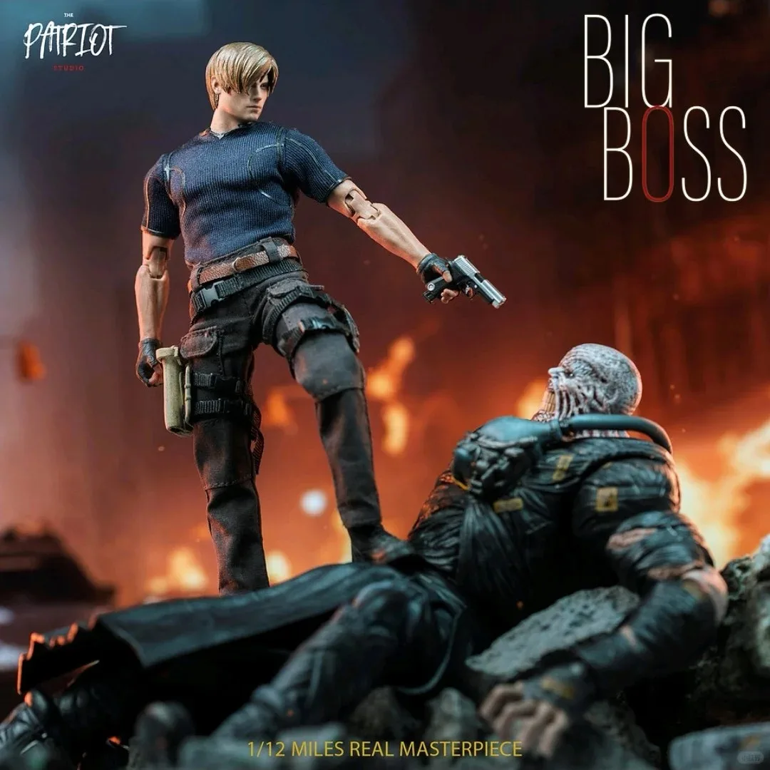 Figurka Patriot Studio Nemesis-T Typ Action Figure 1/12 Gra Przygodowa Straszny Zabójca Mocny Duży Szef Figurka Kolekcjonerska Model Zabawka