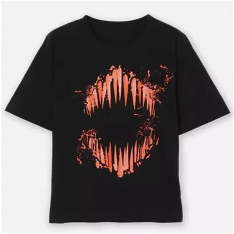 New design Chainsaw Man 2024 print loose T-shirt top