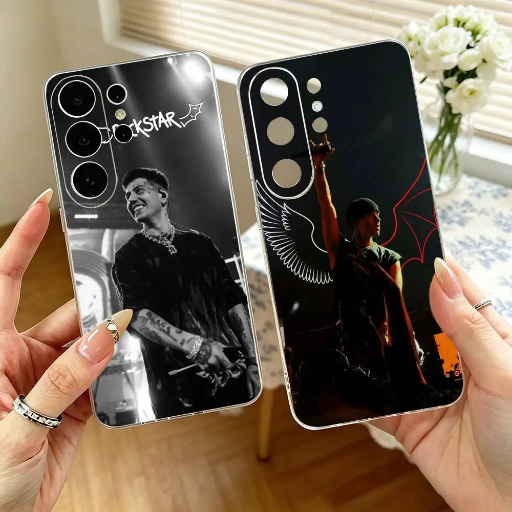 Fashion Duki Rapper  Phone Case For Samsung S25,S24,S21,S22,S23,S30,Ultra,S20,Plus,Fe Transparent Cover