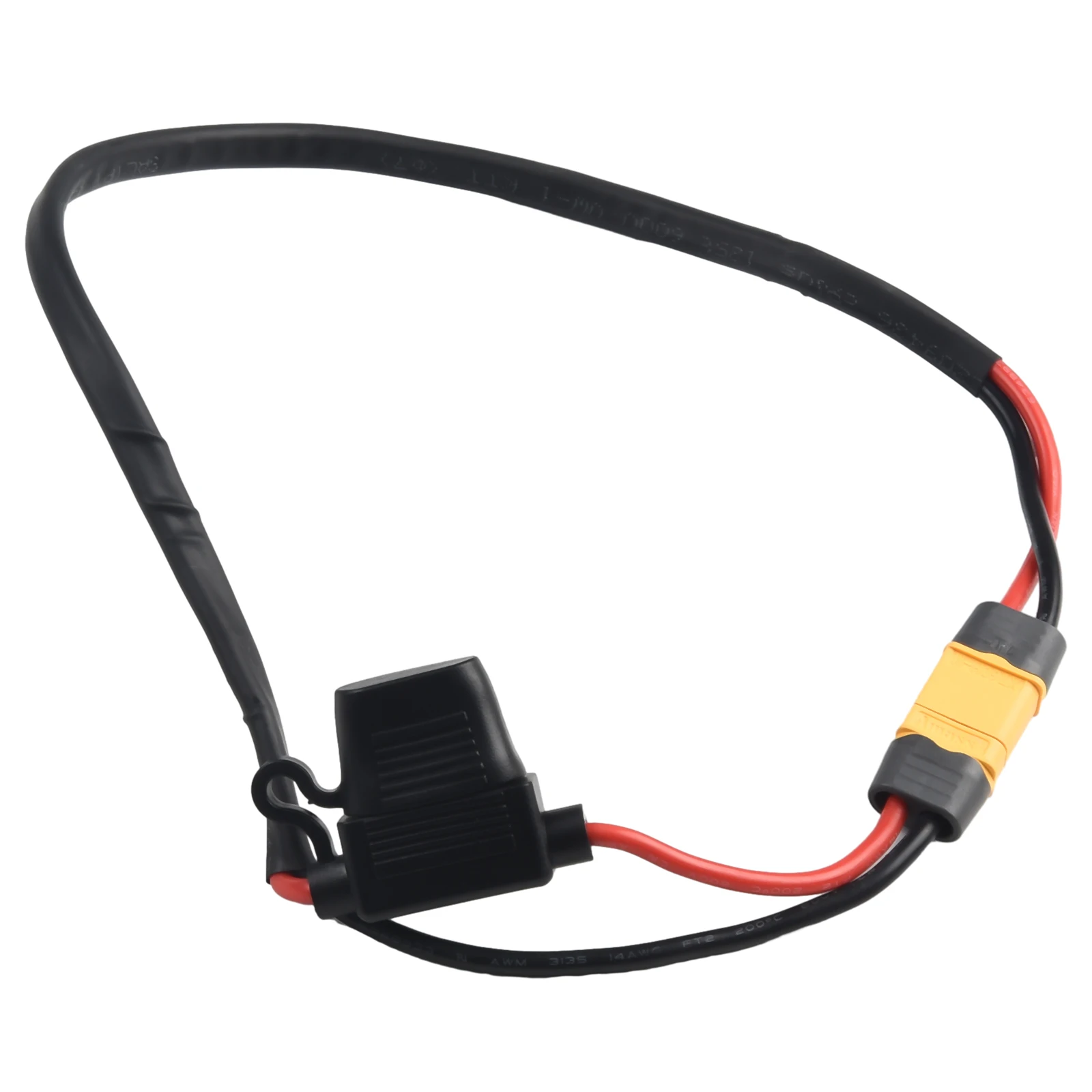 Ebike Power Cord Ebike Battery Power Cable 14AWG Discharge Wire High Temperature Resistance Electric Bicycle Accessories