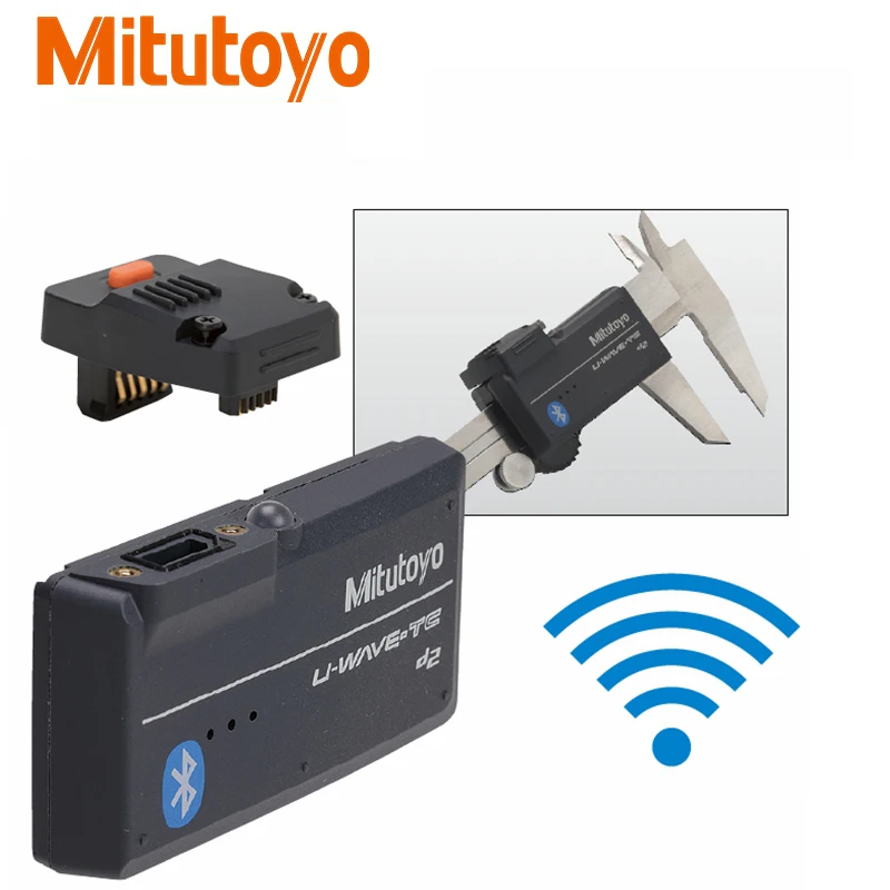 Mitutoyo Digital Caliper Wireless U-WAVE Blutooth Transmitter,264-624 264-625,connection unit 02AZF300 02AZF310