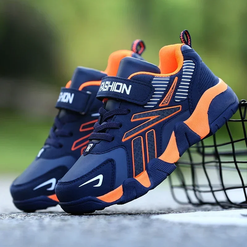 Children's Boys Shoes School Sports Fashion Leather for Kids Tennis Sneakers Children Boy Running 7-12Years Lightweight Shoes