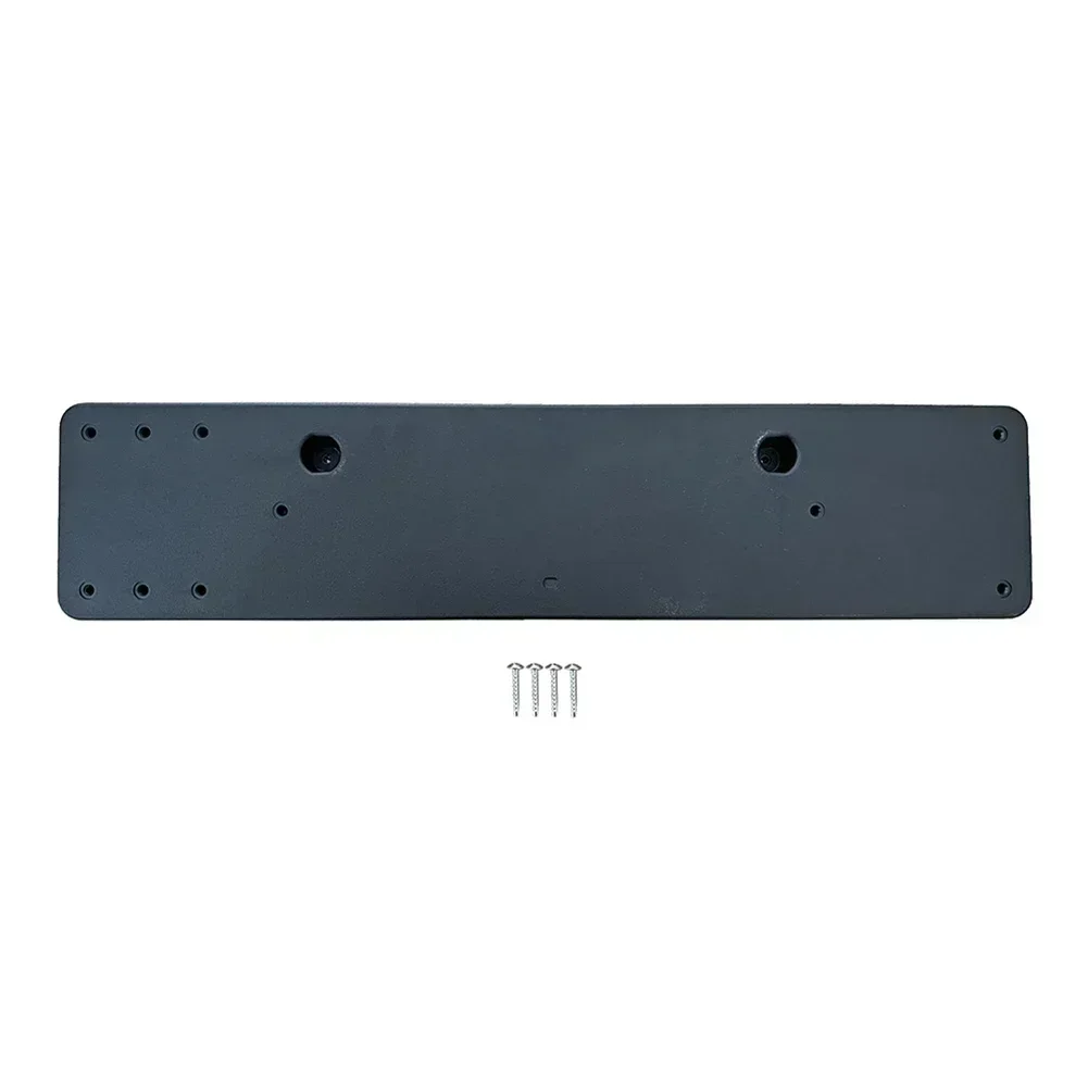 

Bumper Plate Bracket Front Bumper Bracket ABS Material Black Color Easy Installation High Universality Non-deformation