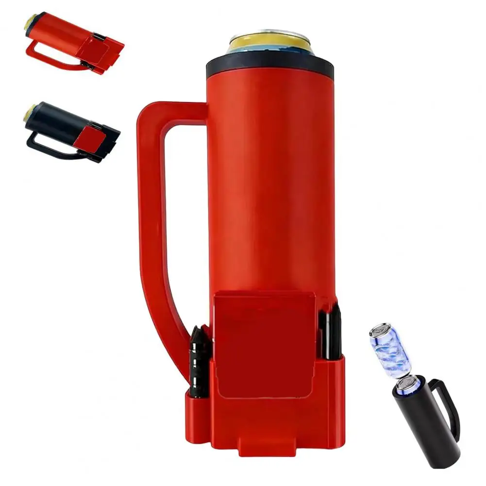 

Beer Bottle Sleeve with Built-In Opener Insulated Can Cooler Portable Drink Holder for Unique Bar Gadget Gift for Men Military F