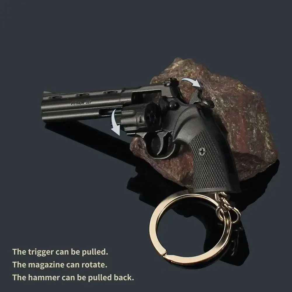 1:3 Miniature Revolver G34 Pistol Model Alloy Detachable Toy Gun Keychain Pendant Ornaments Children Toy Best Gift