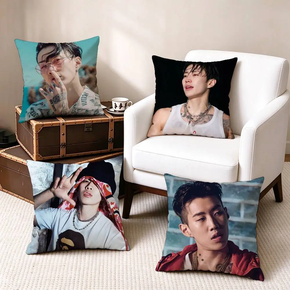 B-boy Jay Park O-Only One  Square Double-Sided printed Pillow Case Bedroom Bedside Pillow Sofa Cushion Cover