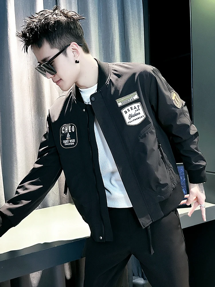 

Sli American Pilot Jaet, мужской весенне-осенний модный топ, новинка 2025 года, высококачественная крутая ветровка, молодежная одежда