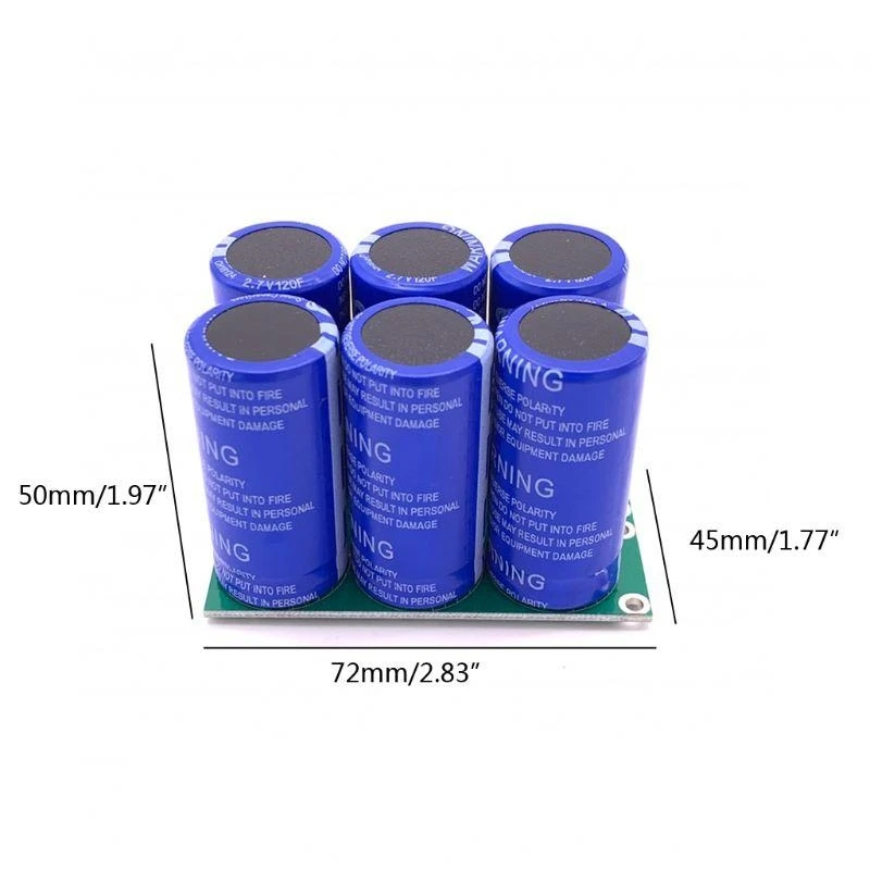 Super Capacitor 16V 20F Farad Capacitance Winding Type Energy Storage Best Sale