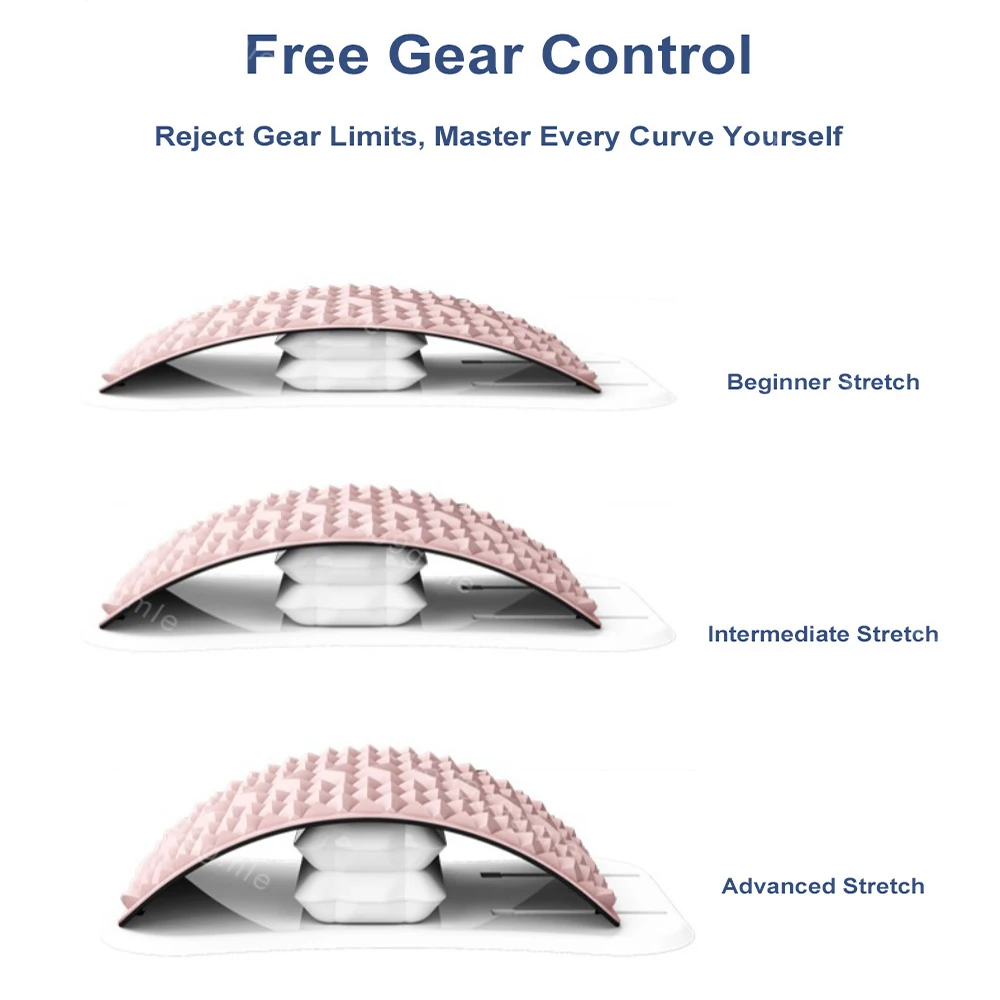

Customizable Electric Back Stretcher Multi-Level Adjustable Massage Waist Neck Fitness Lumbar Cervical Spine Bionic