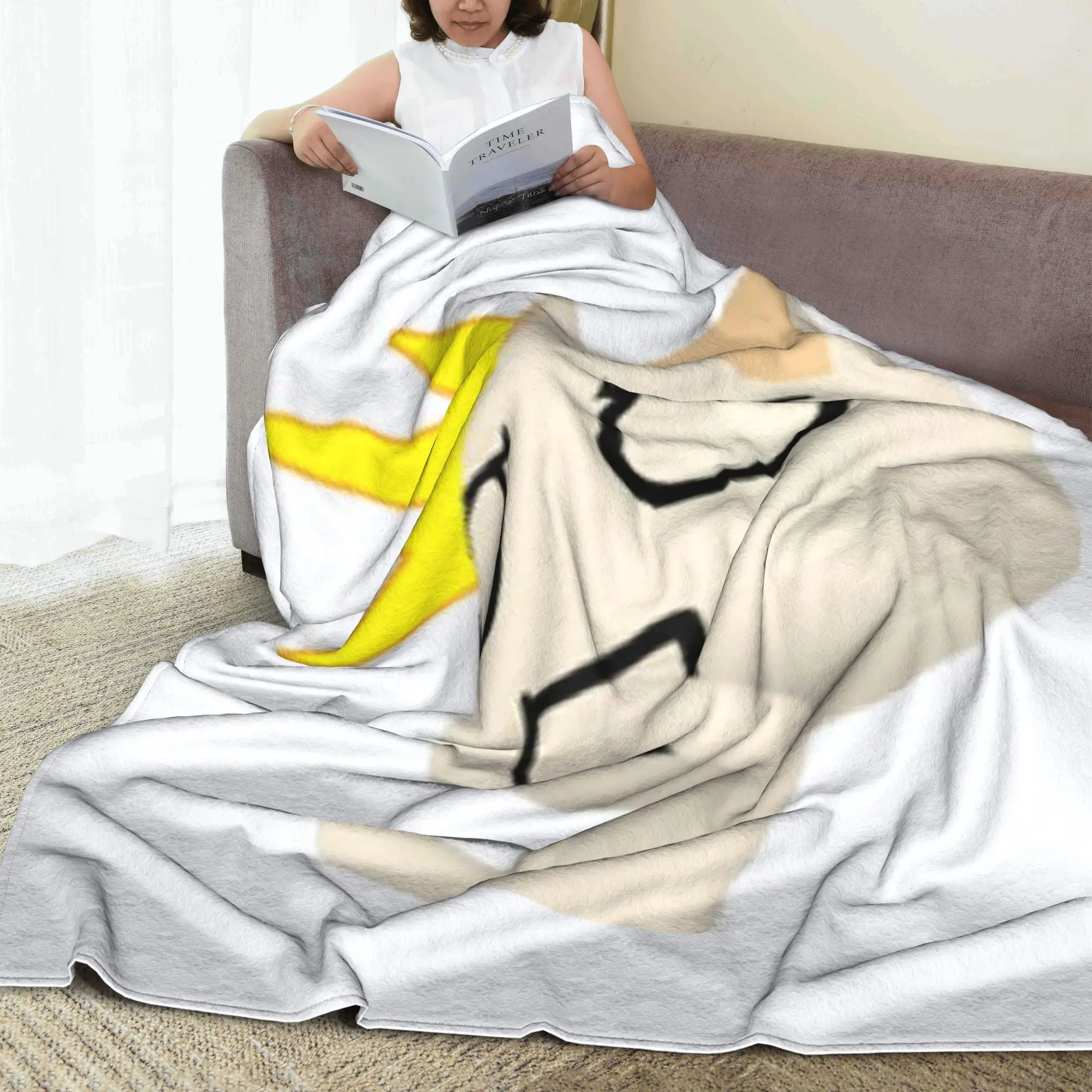 Toro Inoue Cat Cartoon Animation Blankets Warm Flannel Sofa Throw Blanket for Home Bedroom Travel Throws Bedspread Quilt