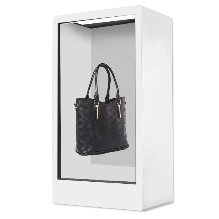 32 43 49 55 65 75 86 Inch Advertising Display Screen With Interactive Touch Showcase/ Hologram Boxes Transparent Lcd Box