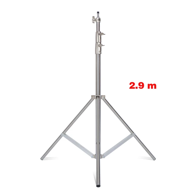 Sh tripé de aço inoxidável 290cm