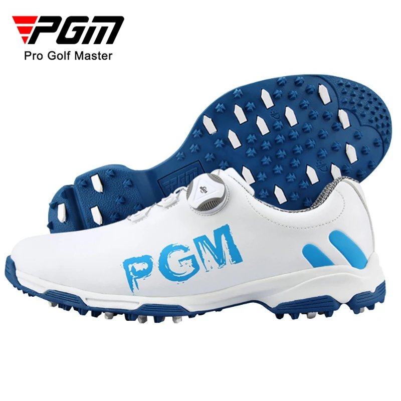 

Мужские кроссовки для гольфа PGM с вращающимися шнурками, водонепроницаемые, дышащие и противоскользящие спортивные туфли XZ103