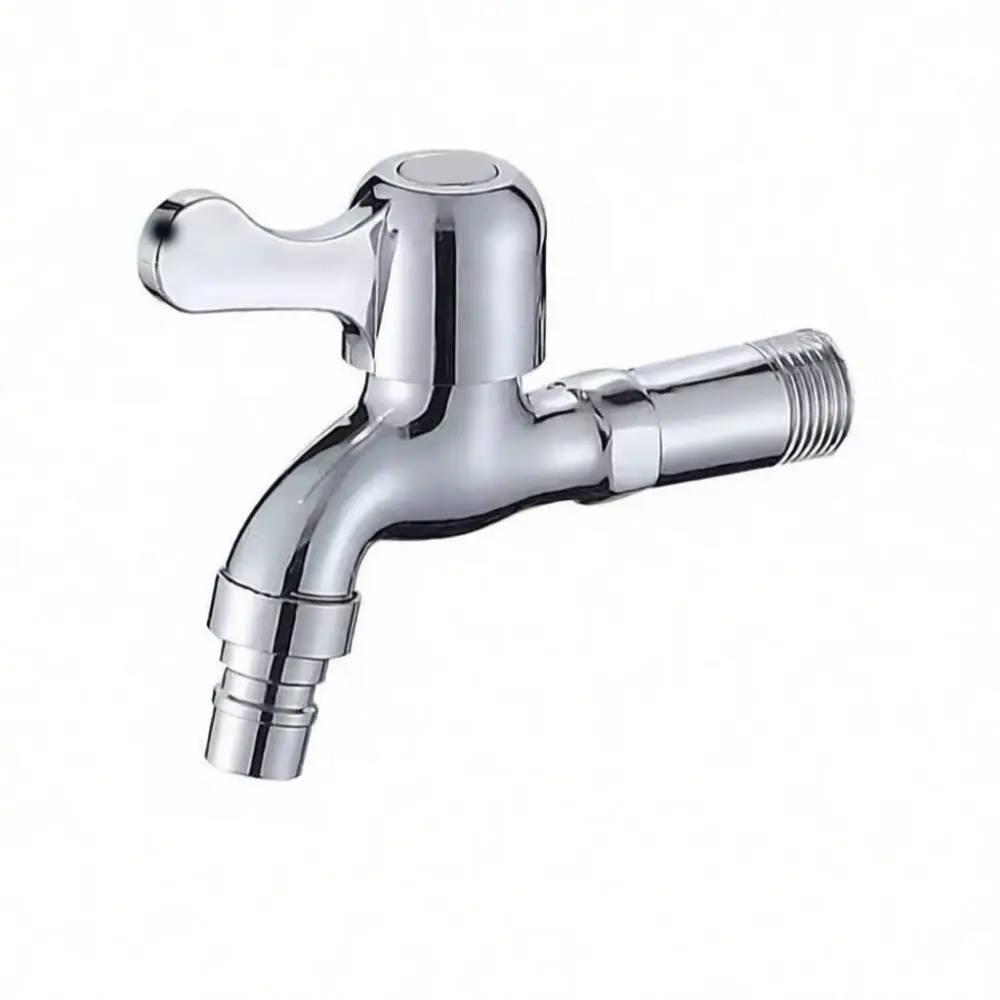 Durable Zinc Alloy Washing Machine Faucet Wall Mounted Cold Water Tap Brass Core Spout For Home Sink Usage