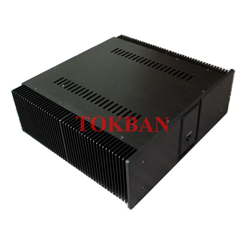 Tokban Audio WA30 440*150*410mm cała aluminiowa obudowa wzmacniacza klasy z radiatorem DIy obudowa skrzynka Amp domowego