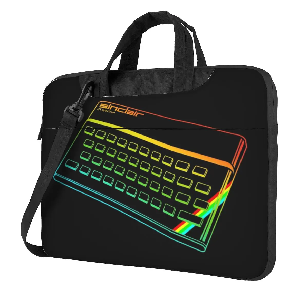 ZX Spectrum Crossbody Laptop Bag Case Computer Bag Resistant Protective Notebook Pouch for Macbook Pro Lenovo
